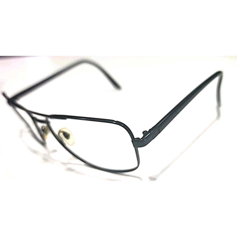 Versace 2153 1261/71 No Lenses Black Rectangle Sunglasses Frame 59-17 140 Italy